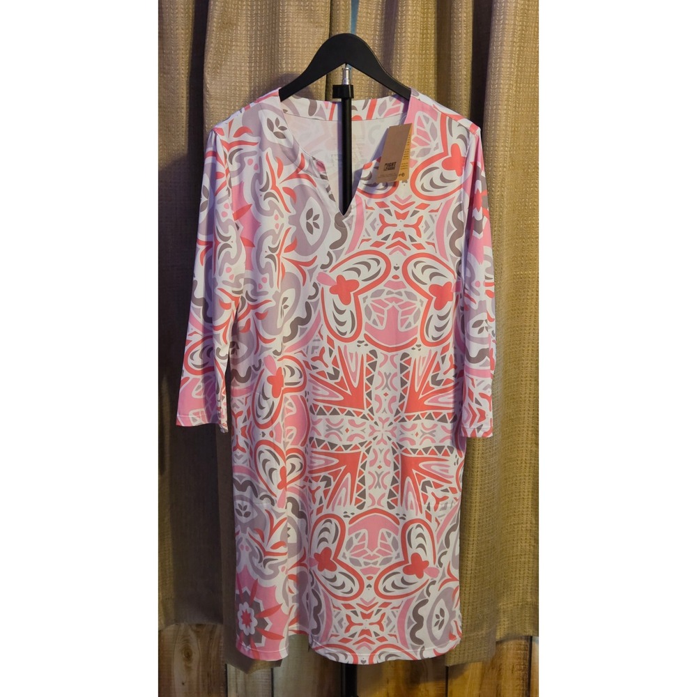 NWT Lightbare 3/4‎ Sleeve Dress Women's Size Large UPF 50+ Sun Protection